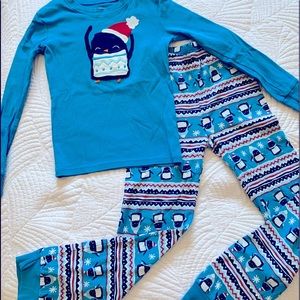 Gymboree Boys Penguin Gymmies 2-piece pajamas